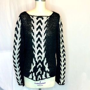 Black and White Sweater